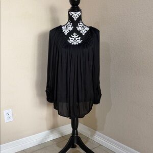 Chic Black Women's Blouse